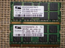 ProMOS 2GB (2 x 1GB) 2Rx8 PC2-5300S-555-12-E1 Laptop Ram V916765G24QCFW-F5 picture