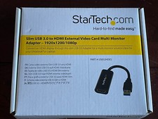 Startech USB 3.0 to HDMI Adapter, 1080p Slim USB to HDMI Display Adapter Convert picture