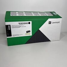 Lexmark 521 Toner Cartridge - Black (52D1000) - Open Box Sealed Bag picture