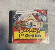 Jump Start 1st Grade Knowledge Adventure CD Ages 5-7 Educational Learning Sealed picture