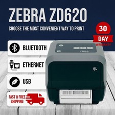 Zebra ZD620 Direct & Thermal Transfer Mobile Shipping 4x6 Label Printer 300dpi picture