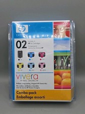 Combo-Pack Genuine HP 02 Series 6-Pack Vivera Ink Cartridges 3110 3210 3310 8250 picture