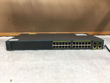 Cisco Catalyst 2960 Series WS-C2960-24TC-L V11 24-Port Switch w/RACK EARS -RESET picture