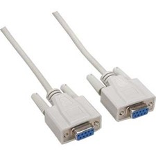 10 Pack of 25Ft DB9 F/F Null Modem Cable picture