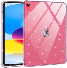 Clear Pink Glitter Shockproof Slim Case for iPad 11 (A16) 11in & iPad 10 10.9in  picture