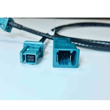 Sky Blue 1000base-T1 Automotive Ethernet Cable 1m/3.3ft w/ Male/Female Connector picture