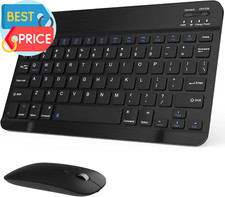 Rechargeable Bluetooth Keyboard and Mouse Combo Universal Ultra-Slim Wireless picture