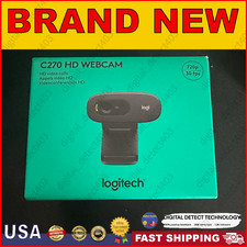 Logitech C270 720p HD Webcam Built-in Noise Reducing Microphone Brand New picture
