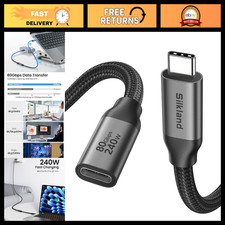 80Gbps USB4 USB C Extension Cable 240W for Thunderbolt 5/4, 6.6FT - High-Speed D picture
