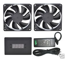 PROCOOL AVP-280T AV Cabinet Cooling Fan System with Temp control (2 FANS) picture