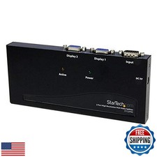 StarTech.com 2 Port High Resolution VGA Video Splitter with Built-in Video Am picture
