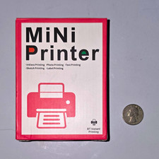 Portable Bluetooth Mini Mobile Printer Thermal Monochrome Inkless Printing picture