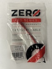 PACK of 2 Zero 6180-I06 Pro Series Cat 6, 24 AWG UTP, RJ-45 to RJ-45, 4-Pair RED picture