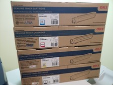 OKI CX 3641 MFP OEM CMYK TONER CARTRIDGE ITEM #42918986, #987,#985.#988 picture