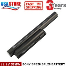 BPS26 Battery for Sony VAIO VGP-BPS26 VGP-BPS26A VGP-BPL26 VPC-EH VPC-CA COOL picture