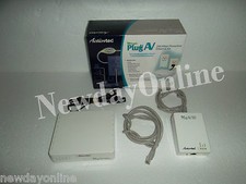 Actiontec MegaPlug AV 200Mbps Powerline Network Adapter Kit RJ-45 HLE20043-01KP picture