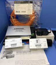 COMMNET DEVICES AND FIBER JUMPER LOT OF 5 PIECES picture