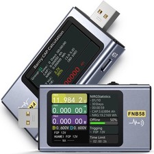 【Upgraded Model USB Tester with Bluetooth, Power Multimeter 4-28V 7A BLUE picture