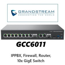 Grandstream GCC6011 IPPBX Firewall VPN Router 10x GigE Switch 4 PoE 2 SFP picture