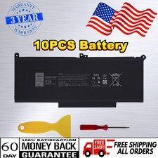 ✅10PCS F3YGT Battery For Dell Latitude 12 7280 7290 13 7380 7390 14 7480 7490 picture