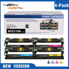 4PK DR-221CL DR221 Drum Unit For Brother TN221 HL-3140CW MFC-9330CDW MFC-9340CDW picture