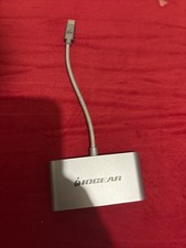 IOGEAR USB-C Multiport Hub Adapter - Space Gray Braided Cable picture