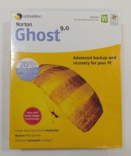 Brand New Norton Ghost 9.0 PC CD Hard Drive Data Backup Recovery - Sealed  picture