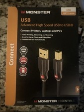 Monster USB advanced High Speed USB To USB/b Connect To Printers, Laptops And Pc picture