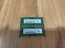Micron 2GB RAM Kit 2x1GB DDR3 Laptop Memory MT8JSF12864HZ-1G1D1 PC3-8500S picture