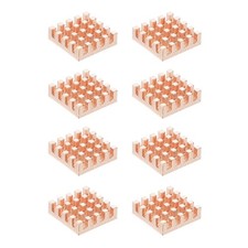 8 Pcs Copper Heatsink 14x14x4mm, Heat Sink Cooler Radiator for picture