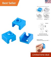 Temperature-Stable, Non-Stick Silicone Socks for Enhanced 3D Printing - 3 Pcs picture