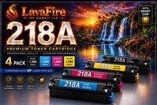 ** NEW HP Toner | 218A / 218X | Black / Color | With Chips | Compatible | 4-Pack picture