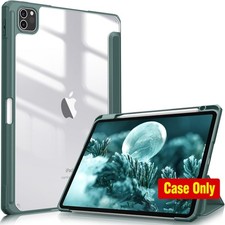Slim Case for iPad Pro 11-inch, Shockproof Cover, Transparent Back Shell, Midnig picture