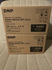 DNP DS680 media set (5x7) 2 Rolls of Paper And Ribbon Per Box 460 Images 230 x2 picture