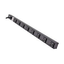Eaton Tripp Lite 8-Outlet Vertical 120V 15A NEMA 5-15P Power Strip (PS2408B) picture