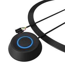 DKE PC Power Button Desktop Computer Case Switch On Off HDD black  picture