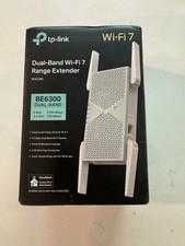 TP-Link BE6300 WiFi 7 Range Extender RE403BE 6.3Gbps 2.5G Ethernet Port White picture