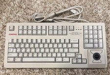 Vintage Compaq MX 11800 Wired Mechanical Keyboard Trackball picture