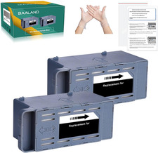 2 Pack Waste Ink Collection Tank Maintenance Box Replacement Epson C12C934591 picture