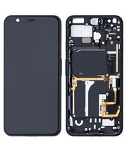 OLED Assembly With Frame Compatible For Google Pixel 4 - Orange Power Button picture