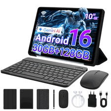 AEEZO 2026 New 128GB Storage Tablet Octa-Core 5000mAh Wifi Gemini AI, Android 16 picture