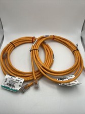 Panduit Cat-5E 10ft Patch Cord Orange UTPCH10ORY 2 Qty picture