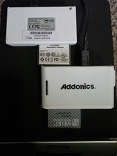 Addonics AESDDNU2 USB Card Reader/Writer Lot w/ SMART Industrial 128MB CF Cards picture