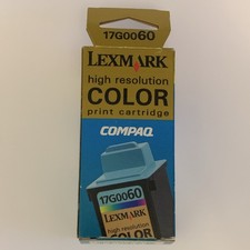 Lexmark 17G0060 Color Ink Cartridge Compaq NEW OEM Vintage  picture