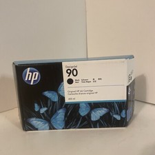 Lot Of 1 Genuine HP 90 DesignJet Black C5058A 400ml Ink Cartridge - Expired picture
