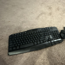 Redragon Wired LED Backlit Keyboard & Mouse Combo QWERTY 3200 DPI M601-3 picture