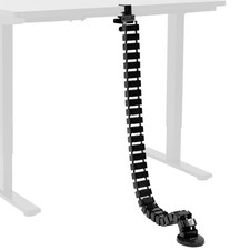 VIVO Clamp-on Vertebrae Cable Management Kit, Desk Quad Entry Wire Organizer picture