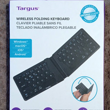 Targus Bluetooth Folding Keyboard Rechargeable DefenseGuard Black picture