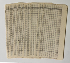 Lot 10 Vintage Computer Data Punch Cards Berkeley Computer Science University picture