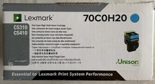 Lexmark 70C0H20 Cyan High Yield Toner picture